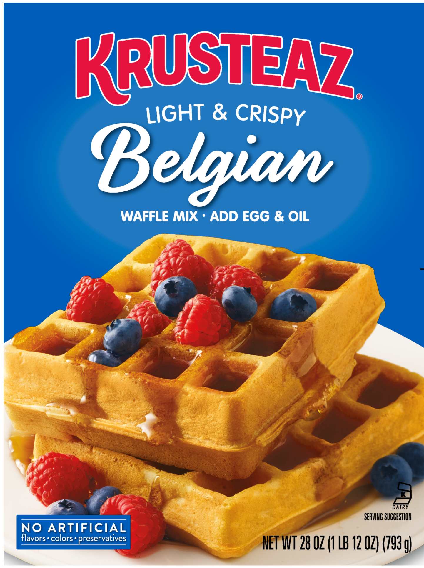 Krusteaz Belgian Waffle Mix 794g