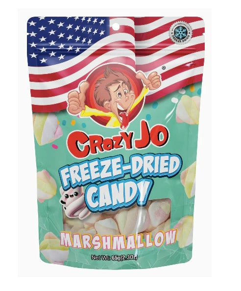 Crazy Jo Freeze-Dried Candy Marshmallow 65g