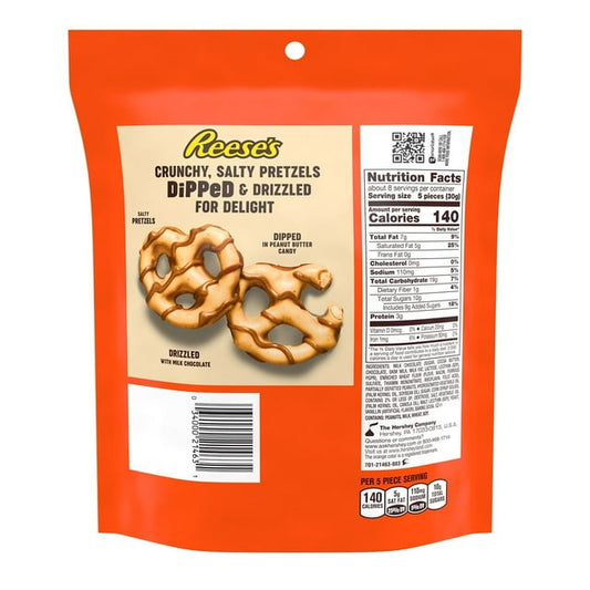 Reese's Dipped Pretzels 240g (Best Before : 01/2026)