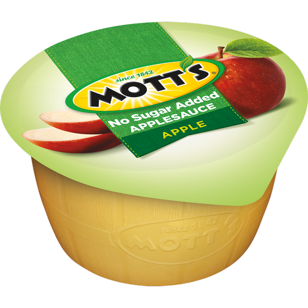 Mott's No Sugar Added Apple Applesauce 111g- Pack of 6 (Best Before Date 14/06/2025)