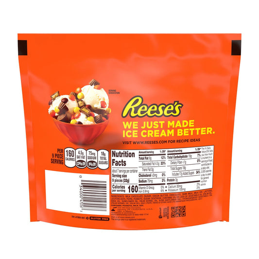 Reese's Minis Unwrapped Milk Chocolate & Peanut Butter Cups 215g