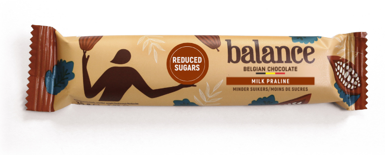 Balance Stevia bar Milk praliné 35g