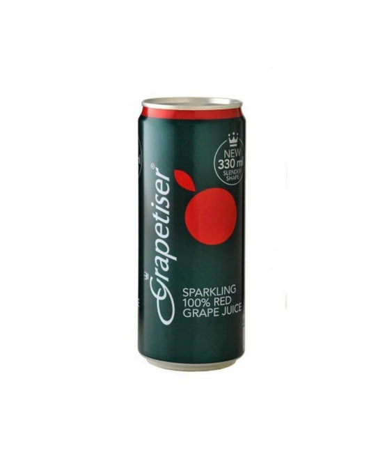 Grapetiser 100% Red Grape Juice Sparkling | 6 x 330ml Cans