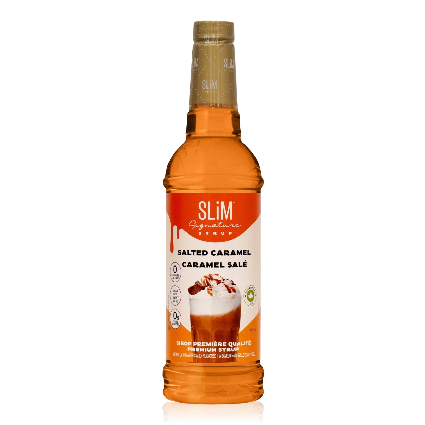 Slim Signature | 0 Calorie | 0 Carb | 0 Sugar | Salted Caramel Syrup 750ml
