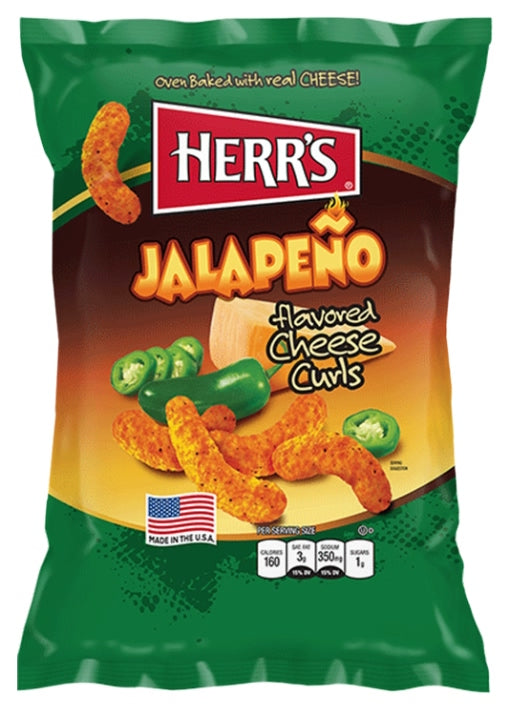 Herr's Jalapeno Cheese Curls 170g