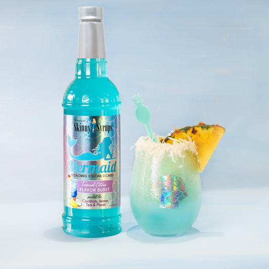 Skinny Sugar Free Mermaid Syrup 750ml (Best Before 07/2026)