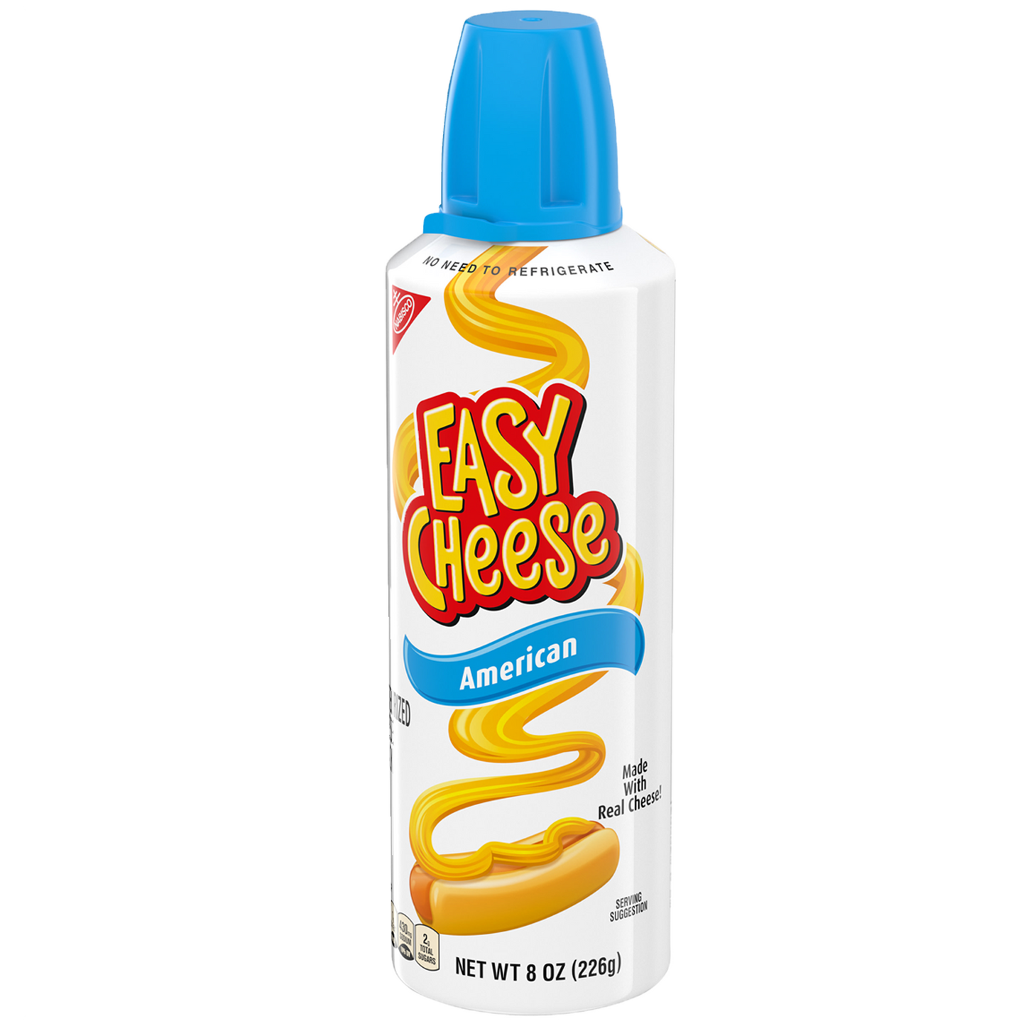 Nabisco Easy Cheese American Pasteurised Cheese Snack 226g (Best Before : 18 July 2026)