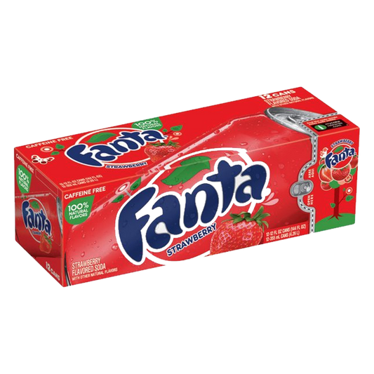 Fanta Strawberry Flavoured Soda 355ml (Best Before 24/11/25)