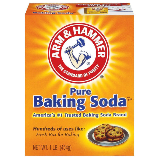 Arm & Hammer Pure Baking Soda for Baking 454g sold by American Grocer in the UK