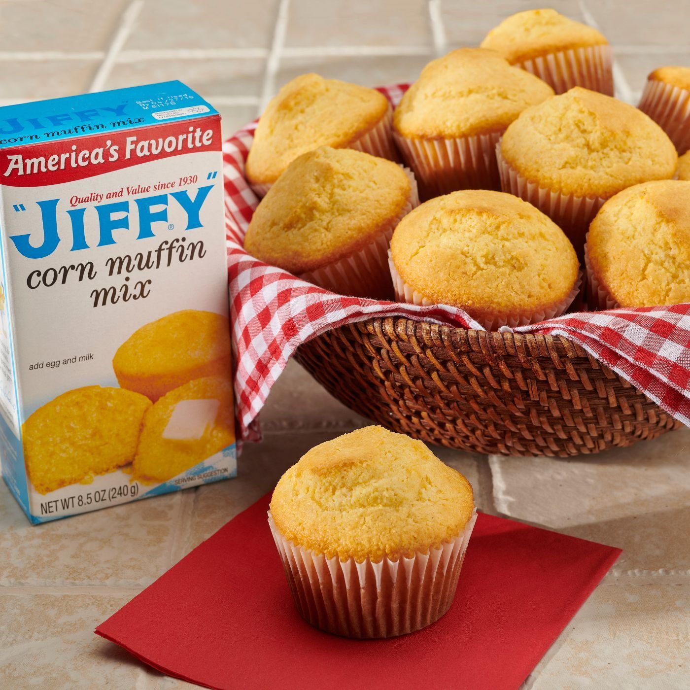 Jiffy Corn Muffin Mix 240g (Best Before : 11 Dec 2025)