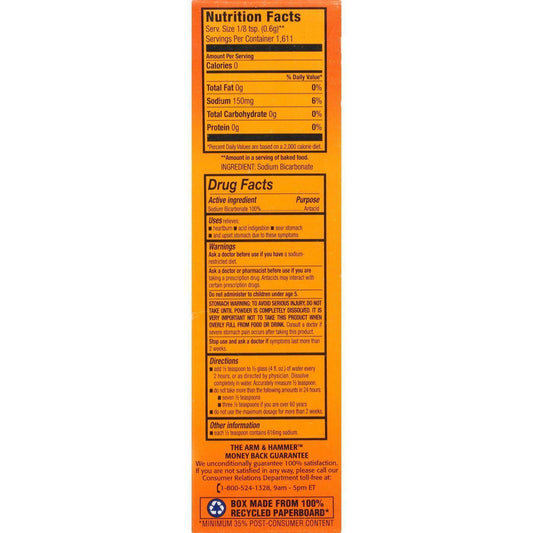 Arm & Hammer Pure Baking Soda 1.8kg sold by American Grocer in the UK