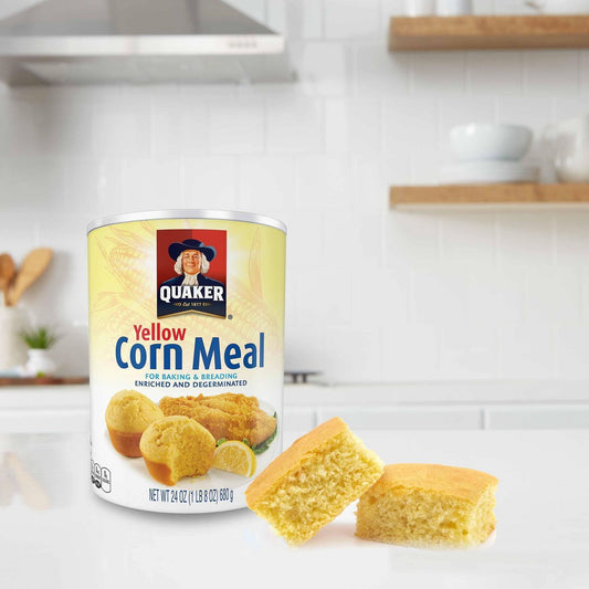 Quaker Yellow Corn Meal 680g (Best Before : 16 May 2026)