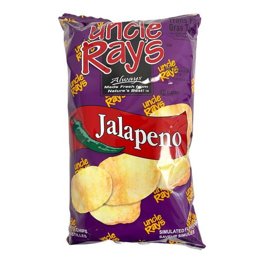 Uncle Ray's Cheddar Jalapeno Potato Chips 120g
