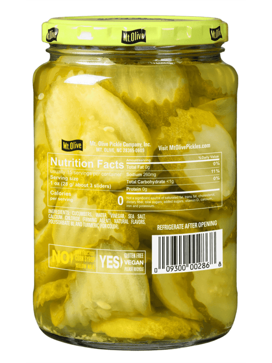 Mt. Olive Kosher Dill Sliders 710ml (Best Before : 02 June 2026)
