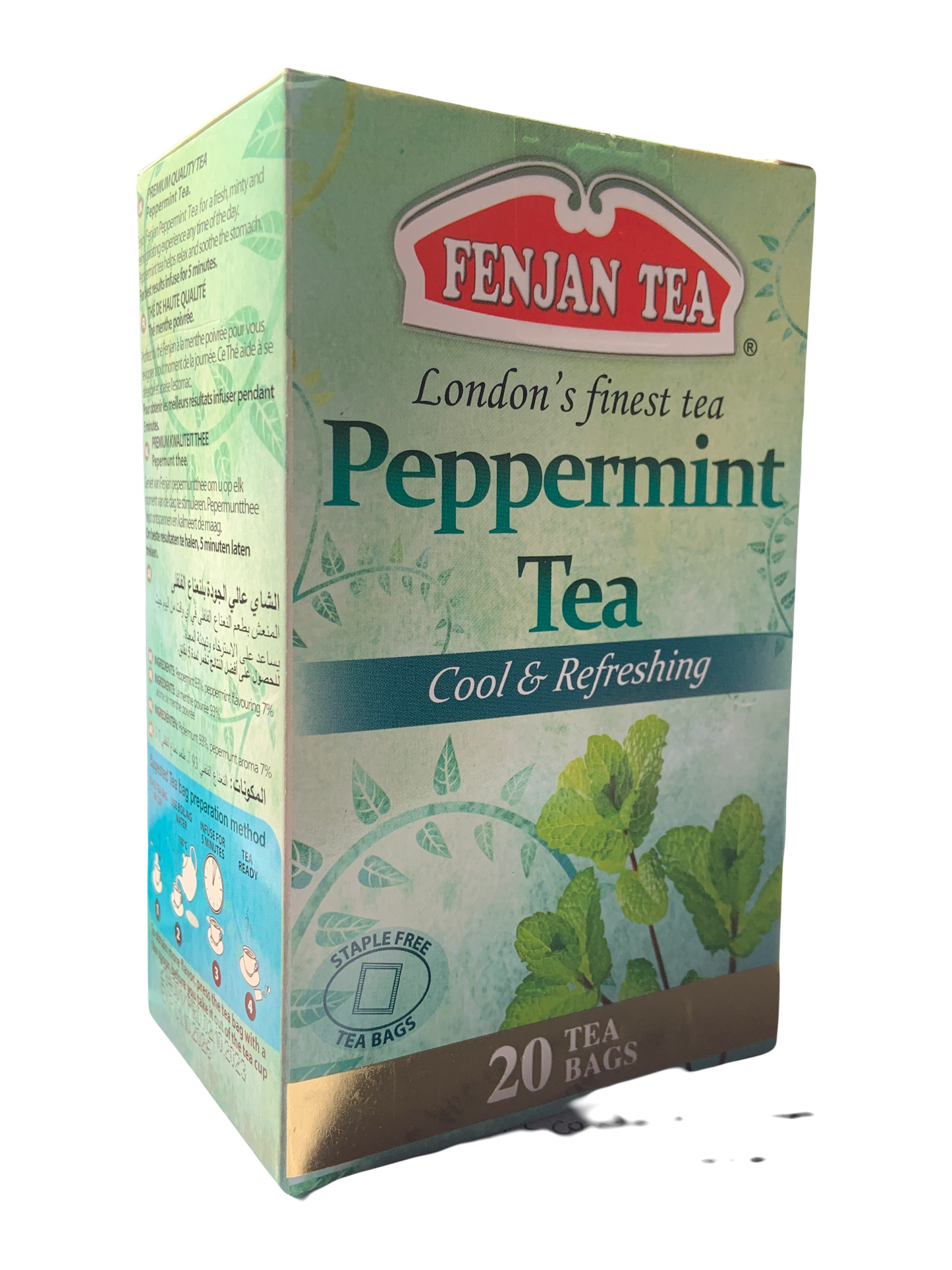 Fenjan Peppermint Tea 40g | Cool & Refreshing | 20 Tea Bags