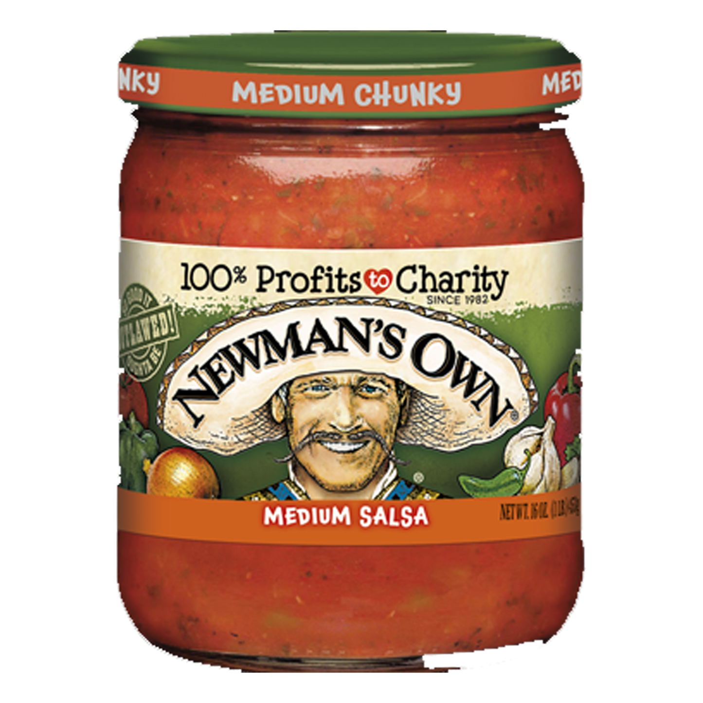 Newman's Own Medium Chunky Salsa 453g