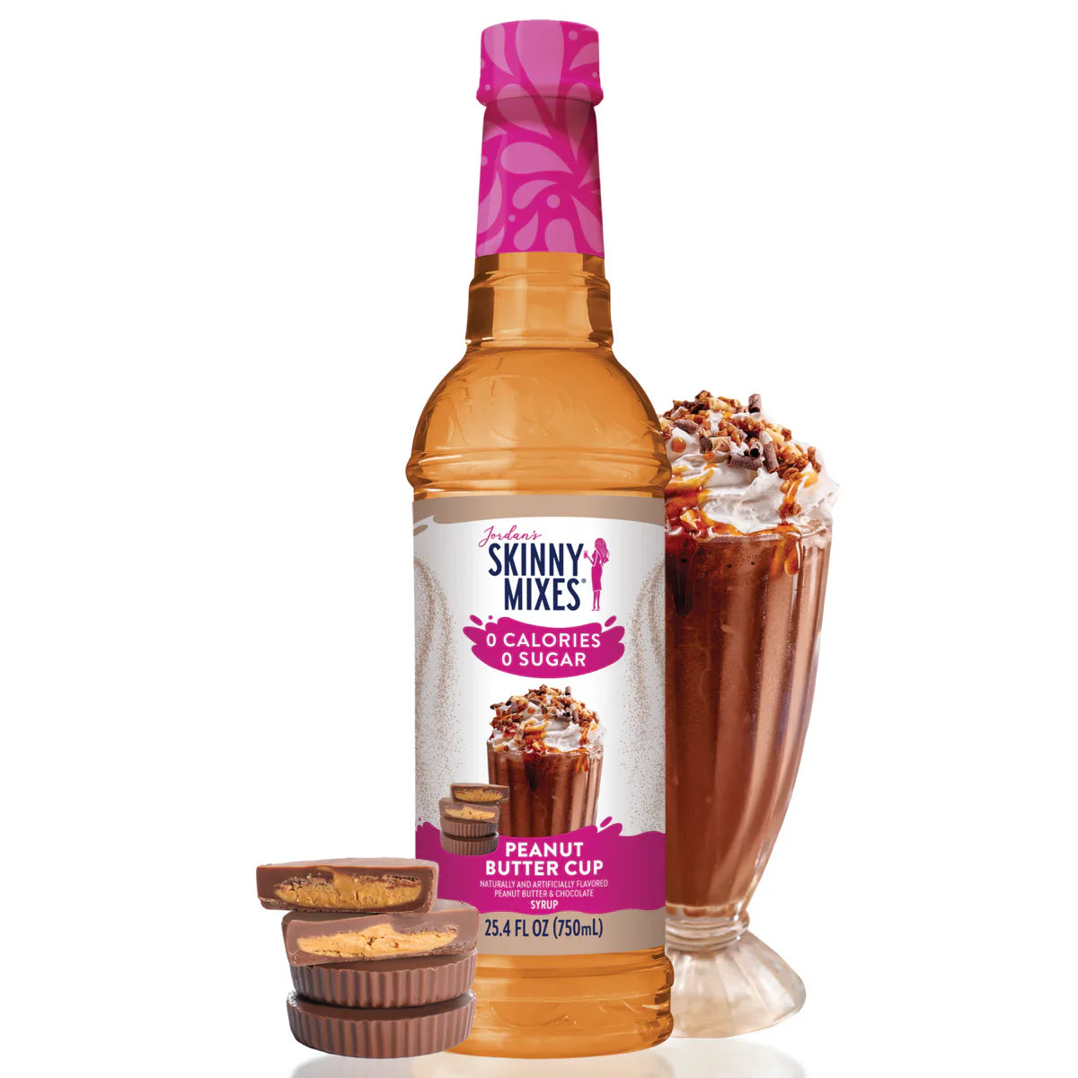 Skinny Sugar Free Peanut Butter Cup Syrup 750ml