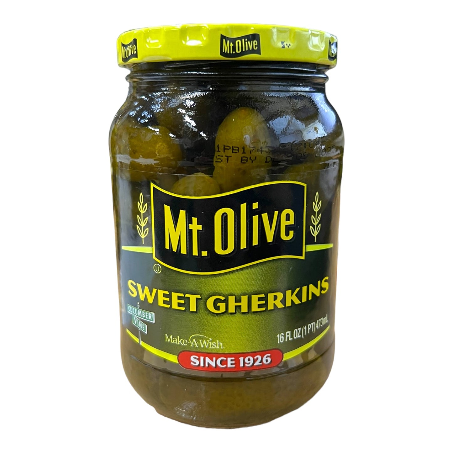 Mt. Olive Sweet Gherkins 473ml (BBD 09/12/25)