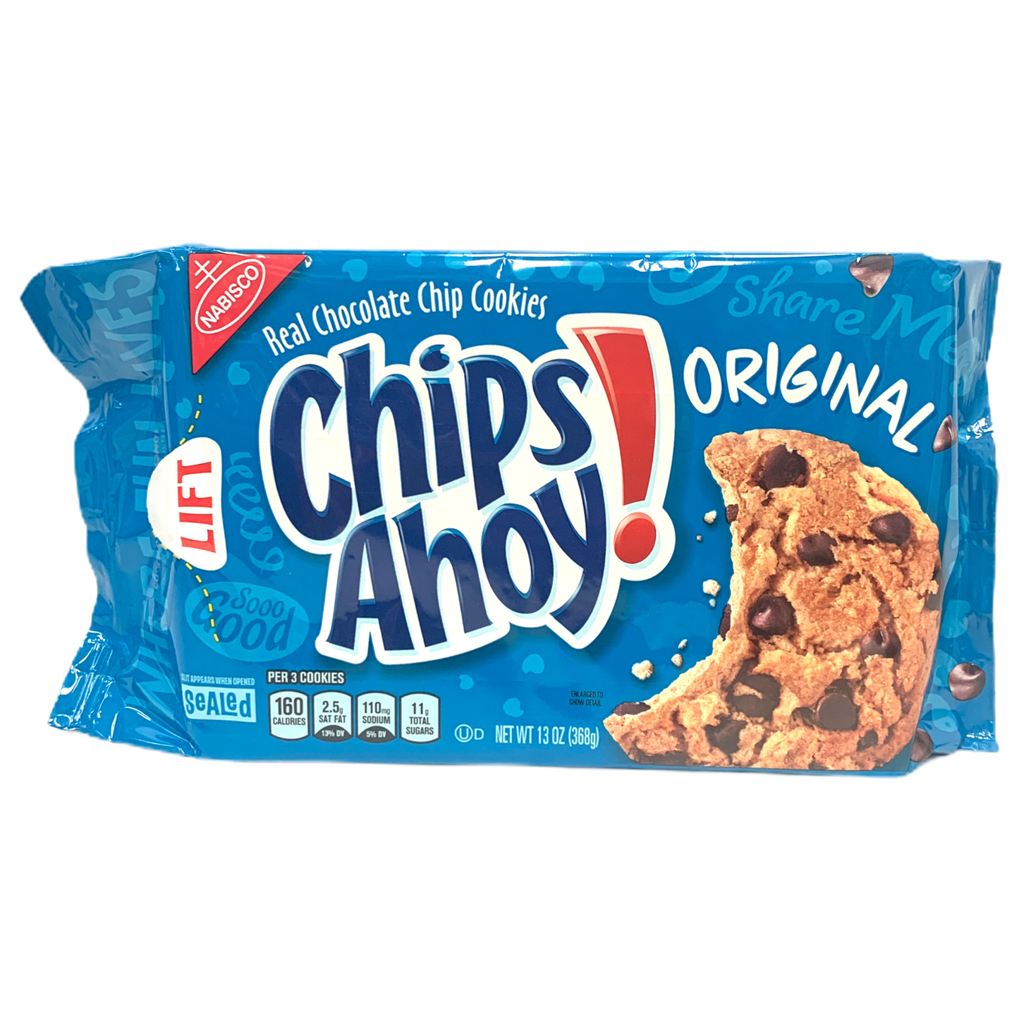 Nabisco Chip Ahoy! Original Chocolate Chip Cookies 368g (Best Before Date:-25/12/2025)