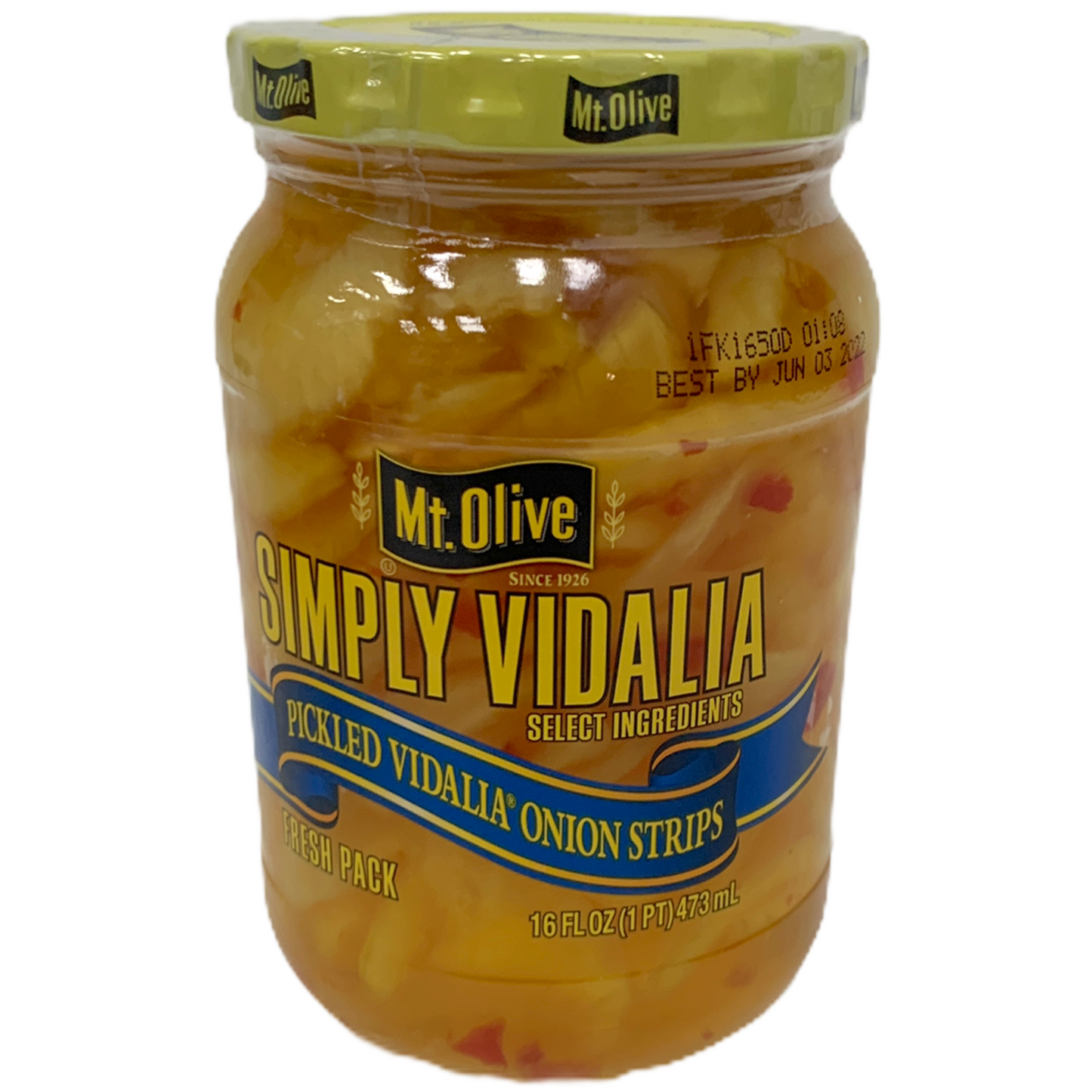 Mt. Olive Simply Vidalia Onion Strips 473ml (15 May 2025)