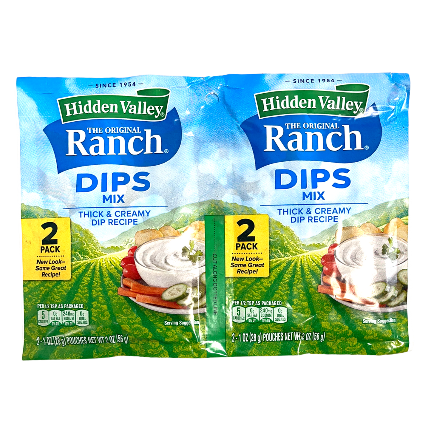 Hidden Valley Original Ranch Dips Mix 2 pack 56g (Best Before Date:- 08/OCT/2025)