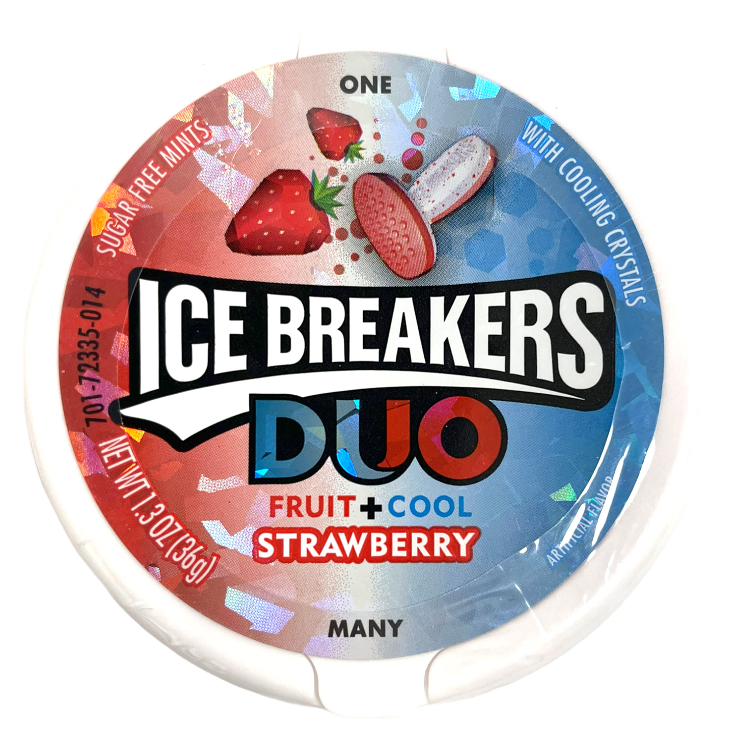 Ice Breakers Duo Strawberry Sugar Free Mints 36g (Pack of 2)