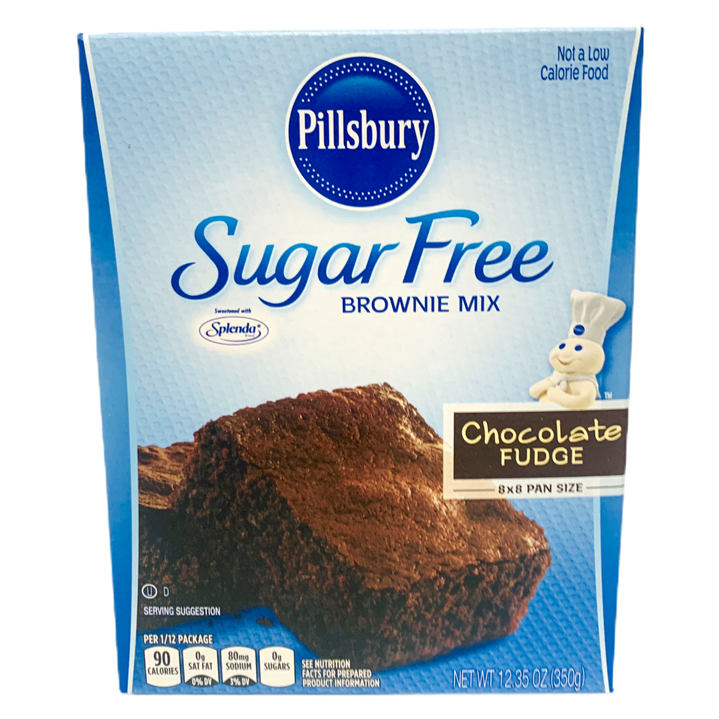 Pillsbury Zero Sugar Chocolate Fudge Brownie Mix 350g