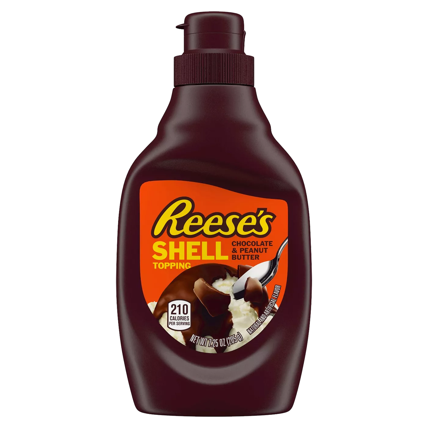 Reese's Chocolate & Peanut Butter Shell Topping 205g(Best Before Date:- 28/12/2025)