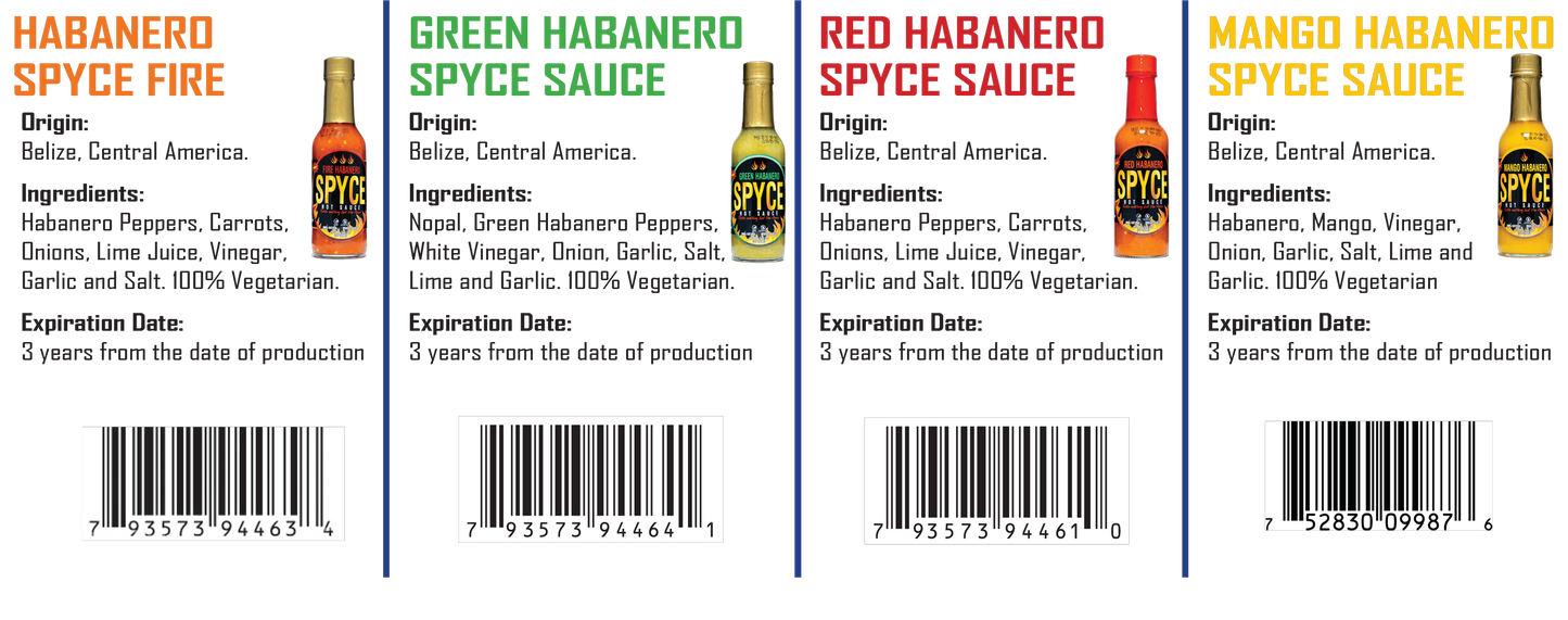 Global Hot Sauces to Go 4ct