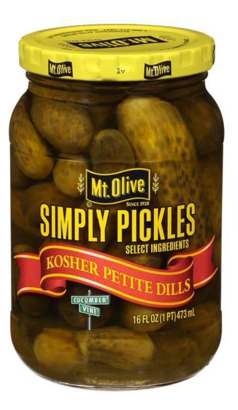 Mt Olive Simply Kosher Petite Dills 473ml