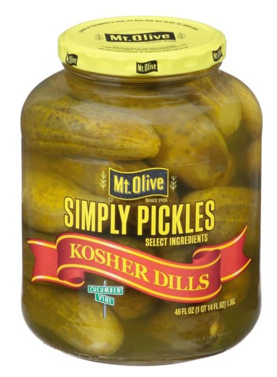 Mt Olive Simply Kosher Dills 1.36l