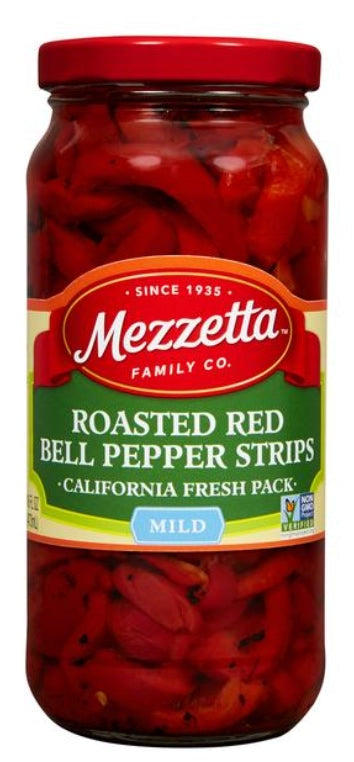 Mezzetta Deli-Sliced Roasted Sweet Bell Pepper Strips 453g