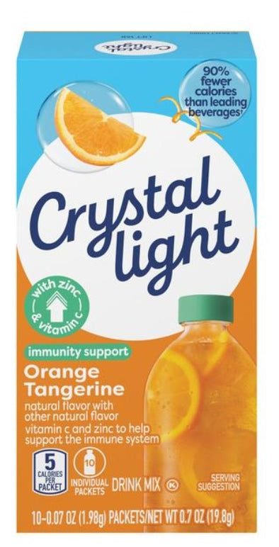 Crystal Light On The Go Orange Tangarine Immunity 19.8g