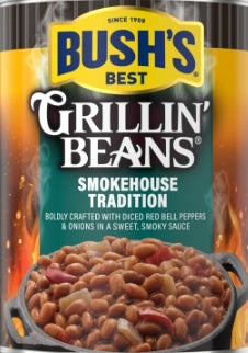 Bush's Best Grillin' Smokehouse Tradition Beans 624g (Best Before Jan 2026)