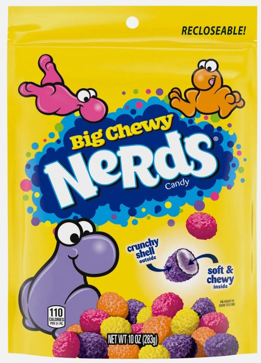 Nerds Big Chewy Candy Bag 283g | The Perfect Combination of Crunch and Chew