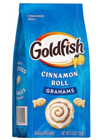 Pepperidge Farm Goldfish Cinnamon Roll Grahams Baked Snack Crackers 187g( Best Before Date:- 26/10/2025)