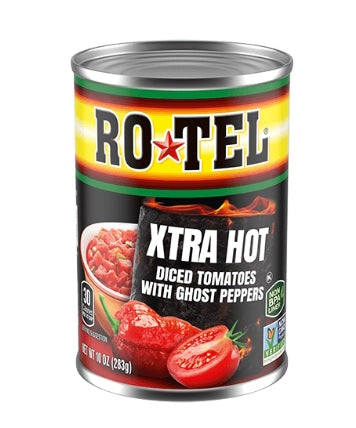 Ro-Tel Xtra Hot Diced Tomatoes with Ghost Papper 283g