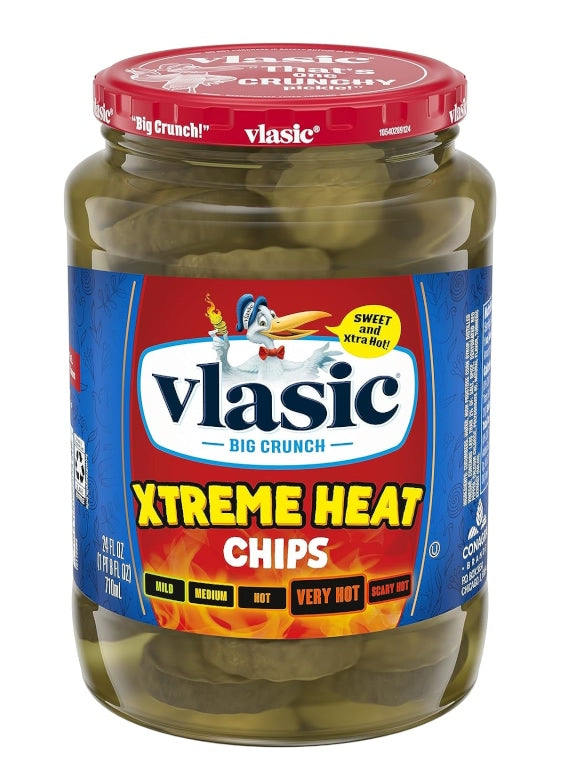 Vlasic Xtreme Heat Chips 710ml