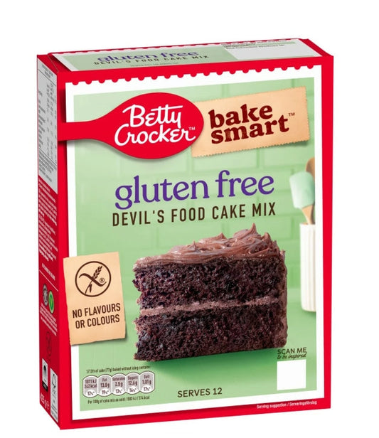 Betty Crocker (EU) Gluten Free Devil's Food Cake Mix 425g