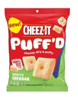 Cheez-It Puff’d White Cheddar Cracker 163g – Light, Airy, and Bursting with Real Cheese!
