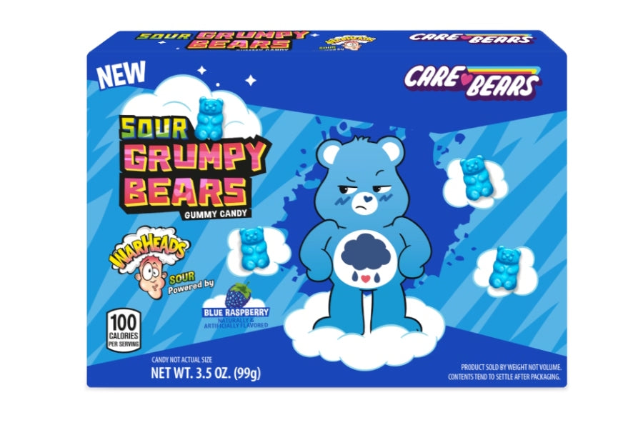 Warheads Care Bears Theater Box - Extreme Sour Fun Meets Cute & Cuddly!