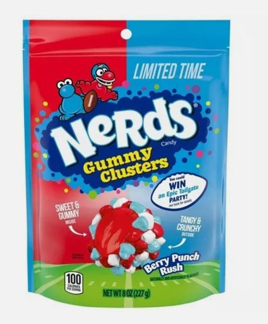 (Clearance Sale)Nerds Gummy Clusters Peg Bag – Choose Your Flavour and Chew the Rainbow!