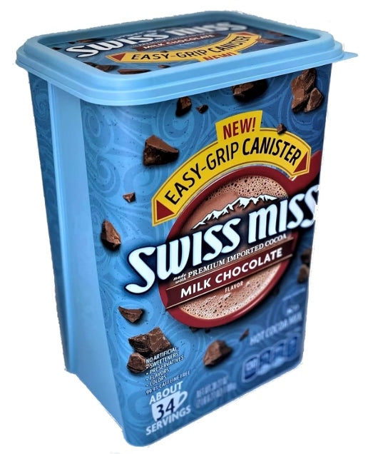 Swiss Miss Milk Chocolate Hot Cocoa Mix Cannister 1.08kg(Best Before Date :-02/JUN/2025)