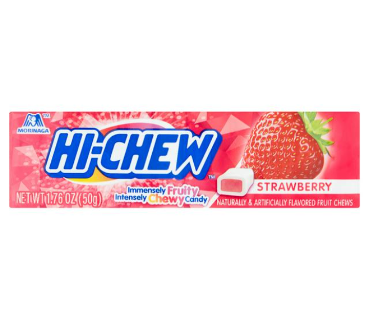 Hi-Chew Fruity Chewy Candy Strawberry Flavour (15 x 50g)