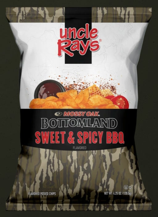 Uncle Ray's Mossy Oak Sweet & Spicy BBQ Chips 120.5g