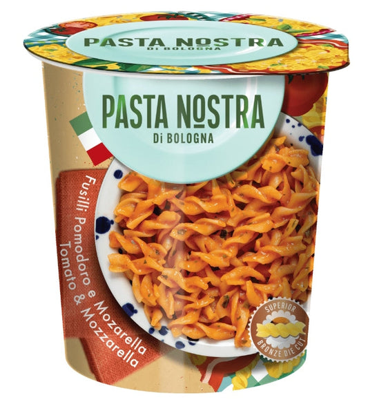 Pasta Nostra Di Bologna Instant Fusilli Cup 70g | Choose Your Flavour