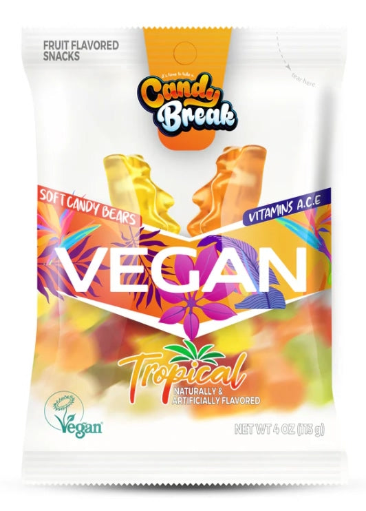 Candy Break Vegan Tropical Bag 113g