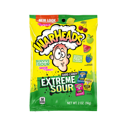 Warheads Extreme Sour Hard Candy Bag 92g