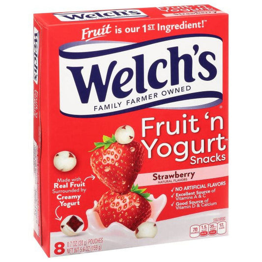 Welch's Fruit n Yogurt Strawberry Snacks 159g(BBD 30/AUGUST/2025)