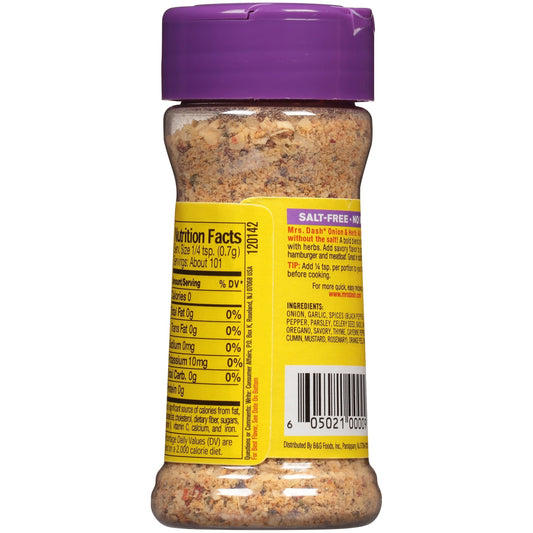 Mrs. Dash Salt-Free Onion & Herb Seasoning Blend 71g (Best Before : 14 May 2026)